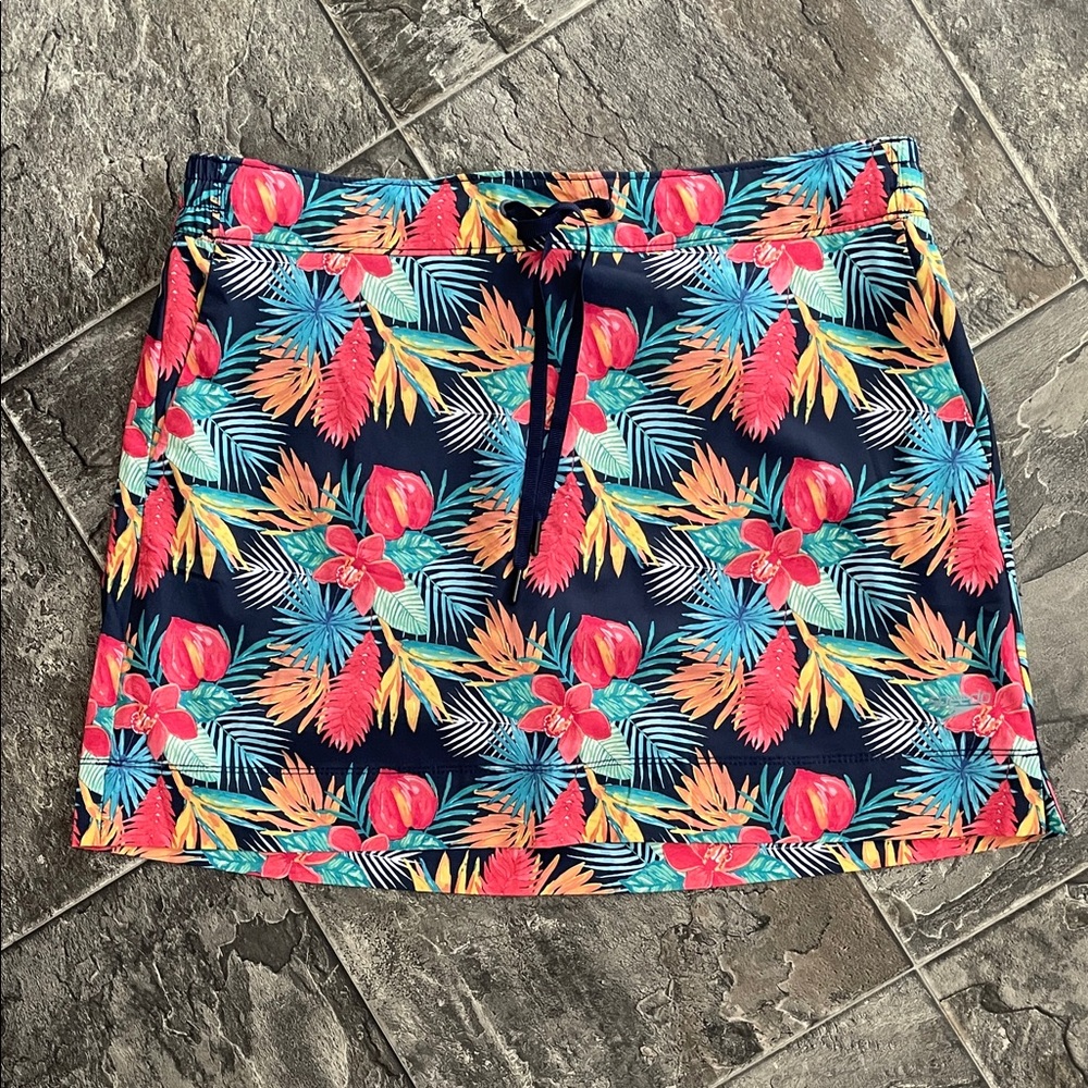 SPEEDO Tropical Skort Outdoor Activewear Golf Athleisure Floral Coastal Indie